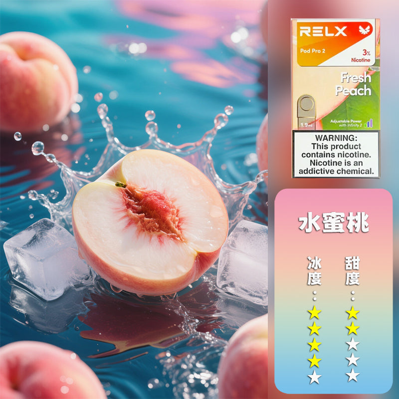 RELX 悅刻 六代煙彈(一盒3顆）h2y2