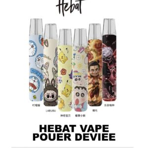 【HEBAT 喜貝卡通聯名一代通用主機】拉布布 LABUBU・蠟筆小新・哪吒・叮噹貓・皮卡丘・東京風格設計電子煙菸桿，通用SP2S，哩亞，魅嗨，Lana 等一代煙彈