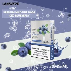 藍莓  拉娜 Lana 煙彈 水果風味 透明霧化煙彈 兼容一代主機