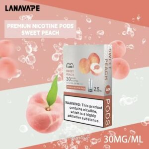 水蜜桃｜Lana煙蛋  水果風味 適配一代主機