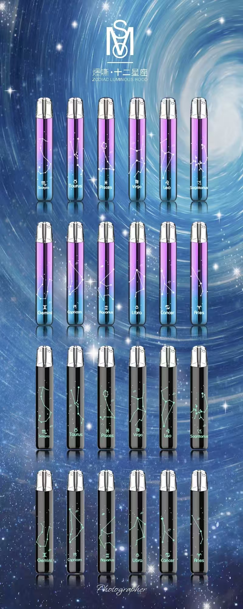 MOS爅嘶十二星座發光主機 結合科技與星座美學 LED炫彩燈效:圖片 3