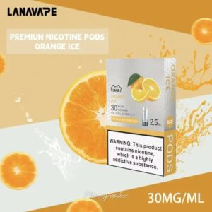 橙子｜Lana煙彈 防漏油設計 可單色發光 2.5ml×3枚